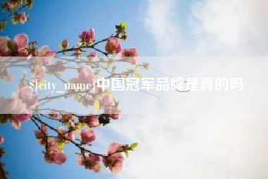 桂林中国冠军品牌是真的吗