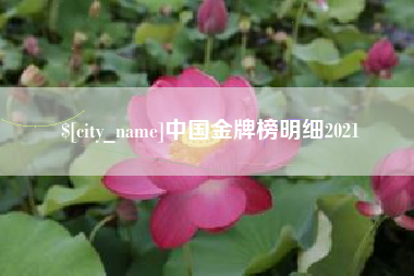 桂林中国金牌榜明细2021