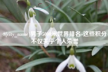 桂林男子5000米世界排名-这些积分不仅关乎个人荣誉
