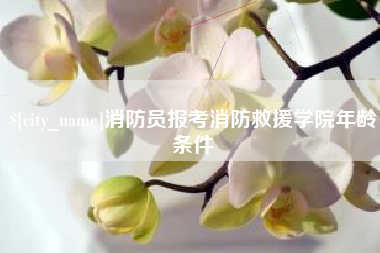 桂林消防员报考消防救援学院年龄条件