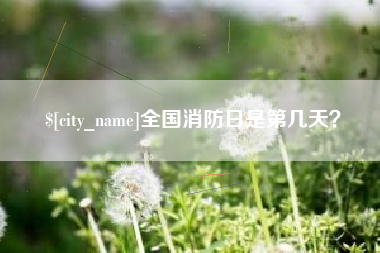 桂林全国消防日是第几天？