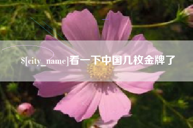 桂林看一下中国几枚金牌了