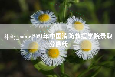 桂林2021年中国消防救援学院录取分数线
