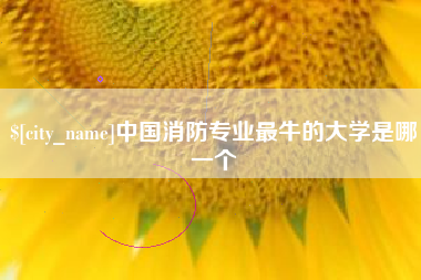 桂林中国消防专业最牛的大学是哪一个