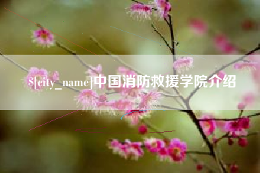 桂林中国消防救援学院介绍