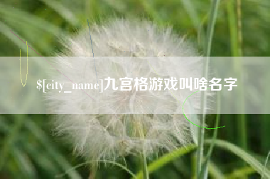 桂林九宫格游戏叫啥名字
