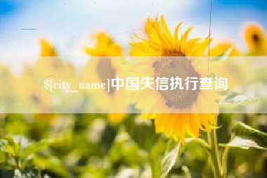 桂林中国失信执行查询
