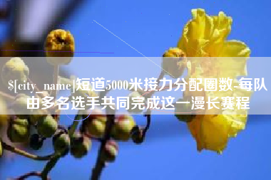 桂林短道5000米接力分配圈数-每队由多名选手共同完成这一漫长赛程