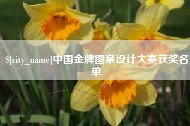 桂林中国金牌图案设计大赛获奖名单