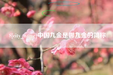 桂林中国九金是哪九金的简称