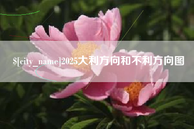 桂林2025大利方向和不利方向图