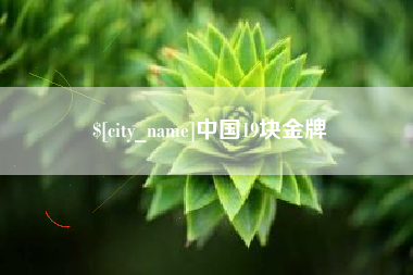 桂林中国19块金牌