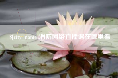 桂林消防网络直播课在哪里看