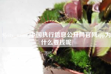 桂林中国执行信息公开网官网app为什么要钱呢
