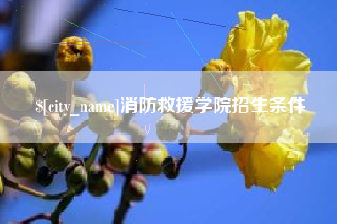 桂林消防救援学院招生条件