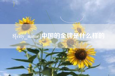 桂林中国的金牌是什么样的